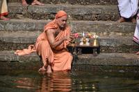 Pujana at Shivaganga Sarovar